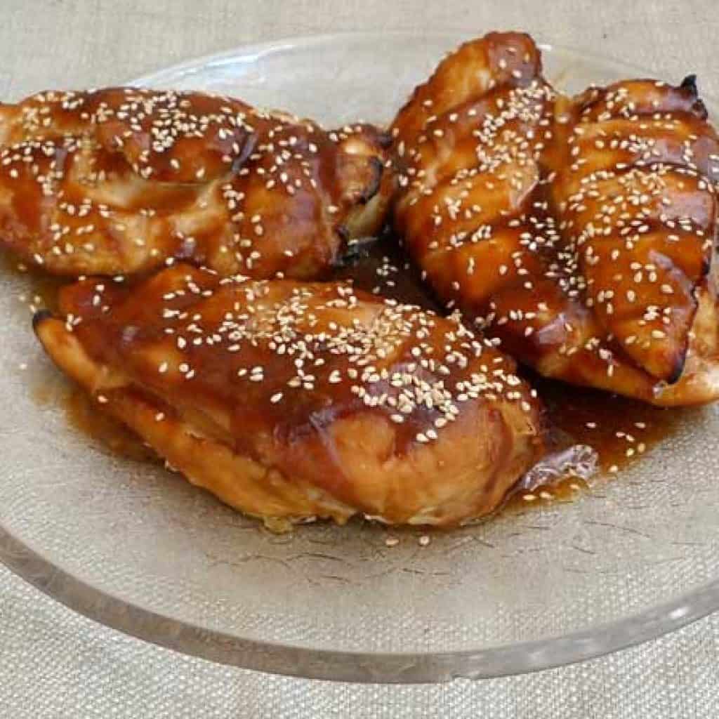 Pechugas de pollo en Salsa Teriyaki