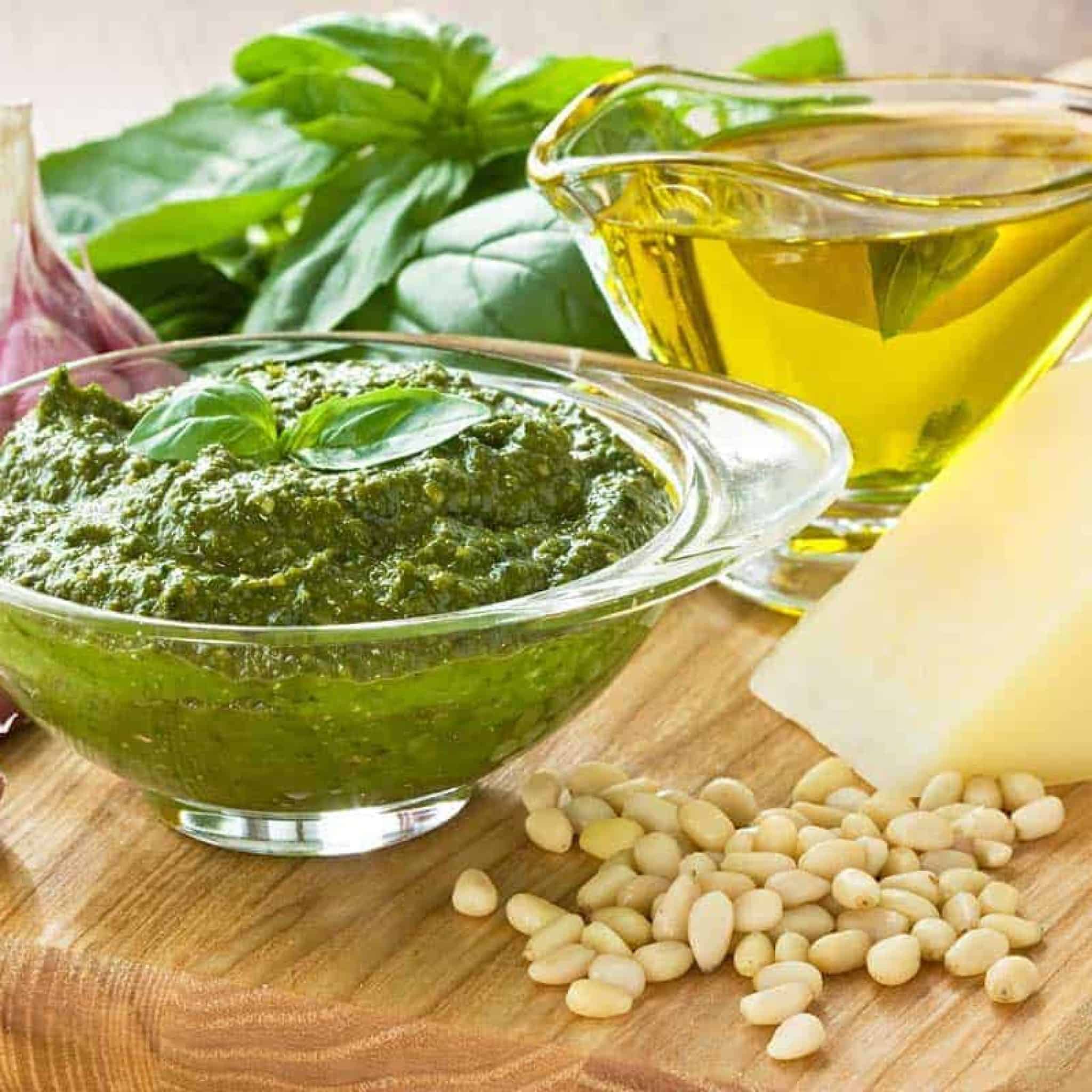 Salsa pesto Receta Italiana. Como Hacer en Casa