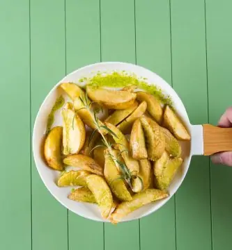 patatas con salsa verde