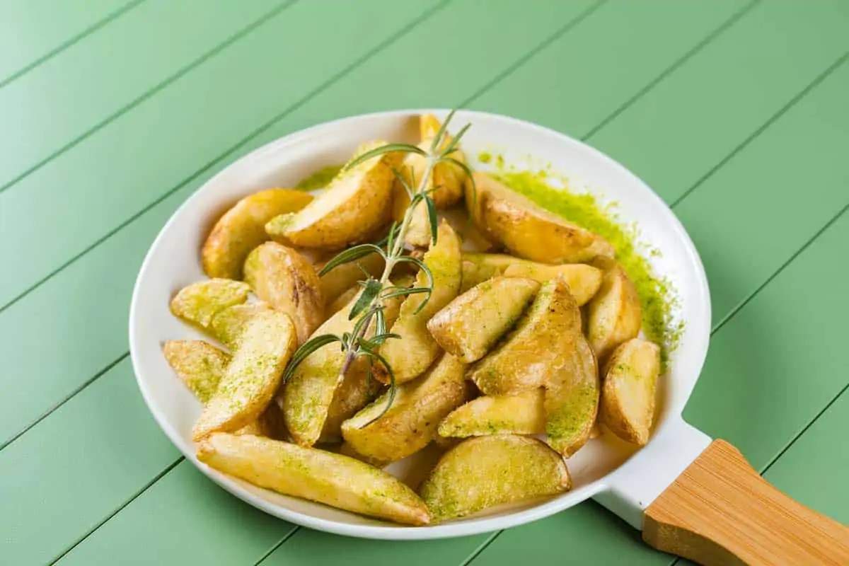 receta de patatas con salsa verde